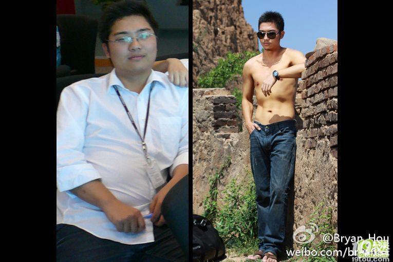 失恋受打击!<em>胖男</em>减掉50多斤变型男!(有图)-富阳
