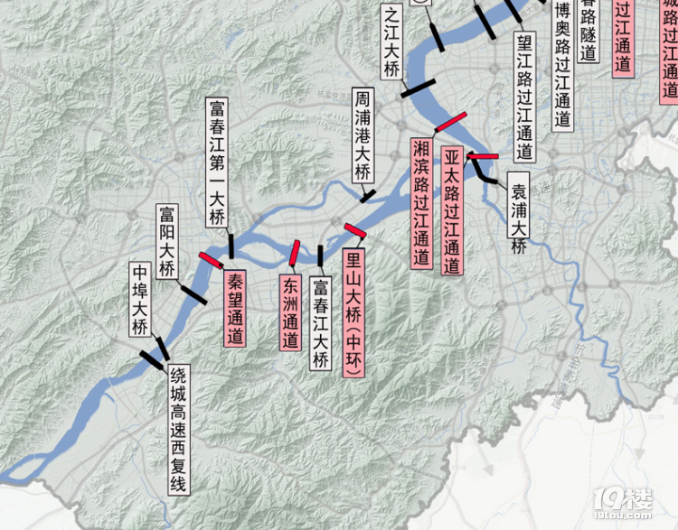 杭州市综合交通专项规划草案涉及富阳区块内容