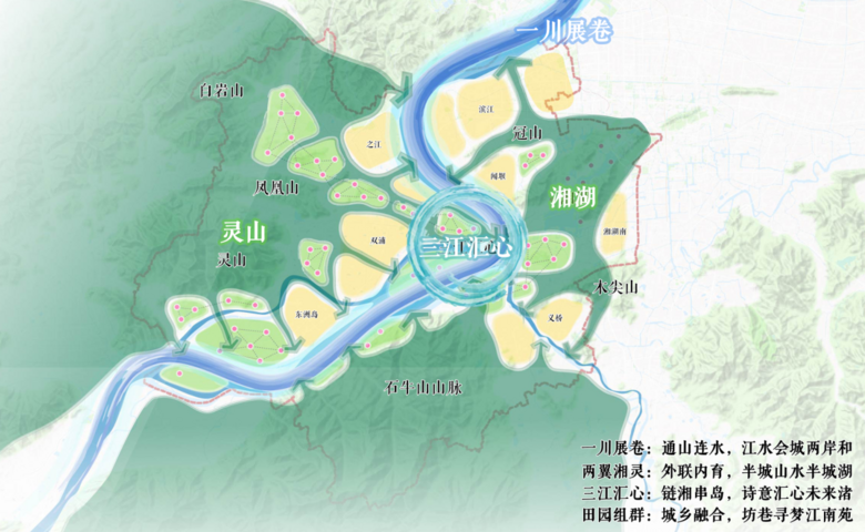 定了湘湖三江汇未来城市先行实践区这样建设