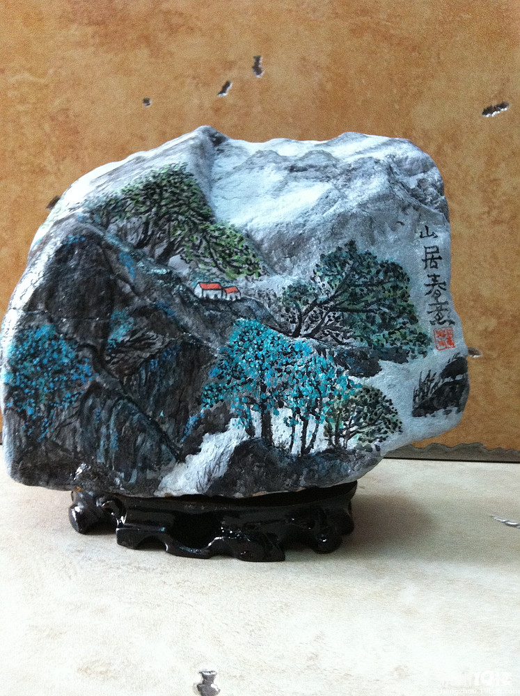 疯狂的石头 --我的石头画-手工DIY-杭州19楼