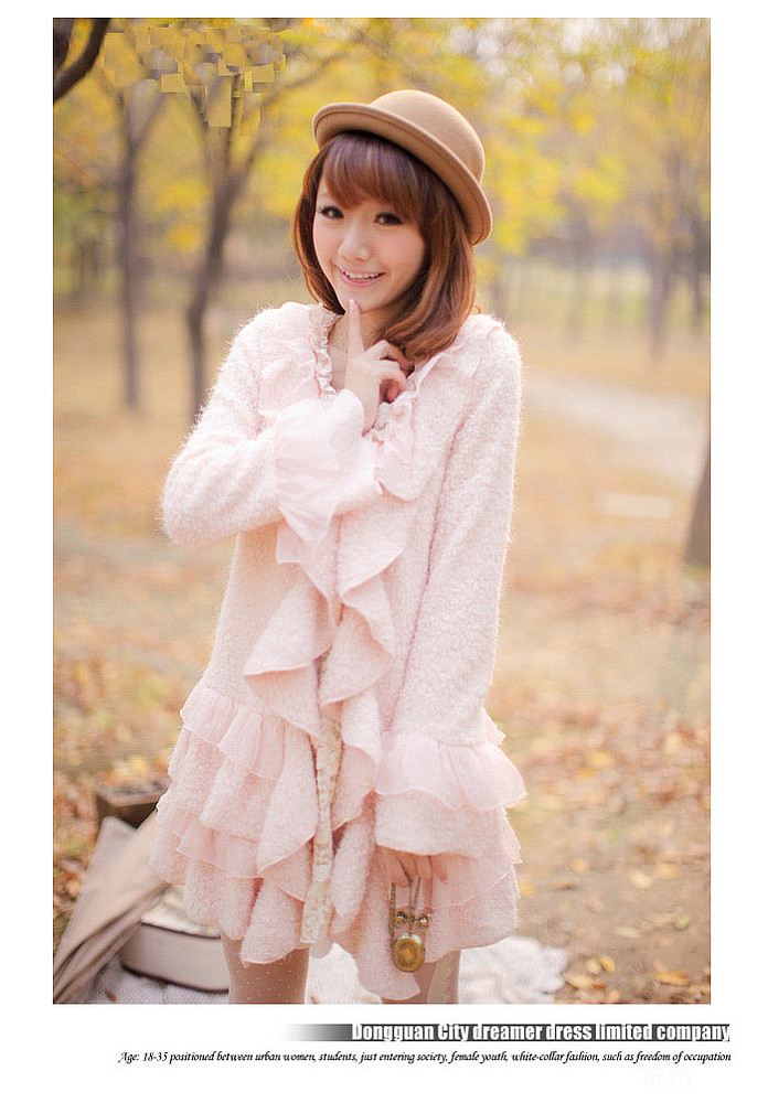 广州白马服装城出售日本LIZ LISA可爱女子洋装
