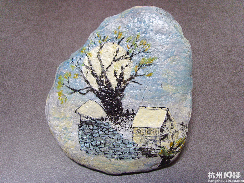疯狂的石头 --我的石头画-手工DIY-杭州19楼