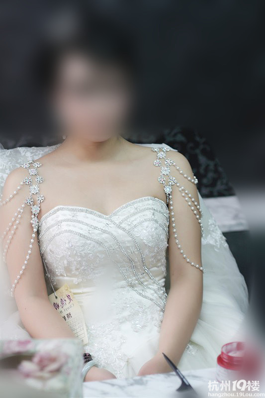 转让blingbling的水钻婚纱肩链-婚礼用品交易-杭