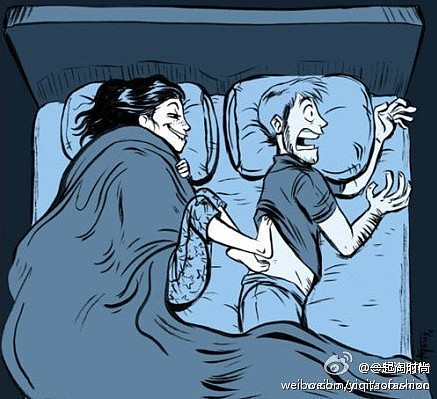 关于男人女人晚上睡觉这点事,让我很苦恼!