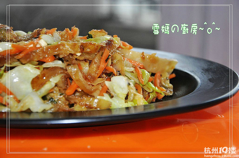 【雪妈厨房】——老北京的最爱&素炒饼！_图1