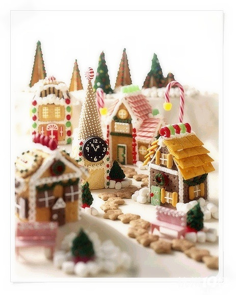 创意饼干圣诞屋,可以吃掉的小幸福!-烘焙-19楼