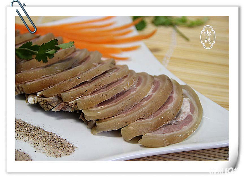 嘟妈家 的年菜 --冷盘之--白切羊肉-19楼私房菜-杭