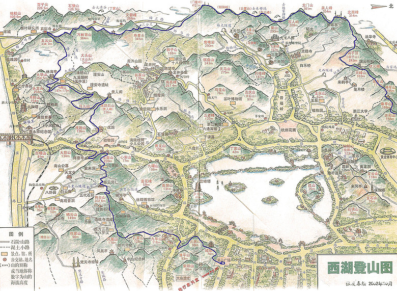 杭城十大经典登山线路-登山-结伴健身-杭州19