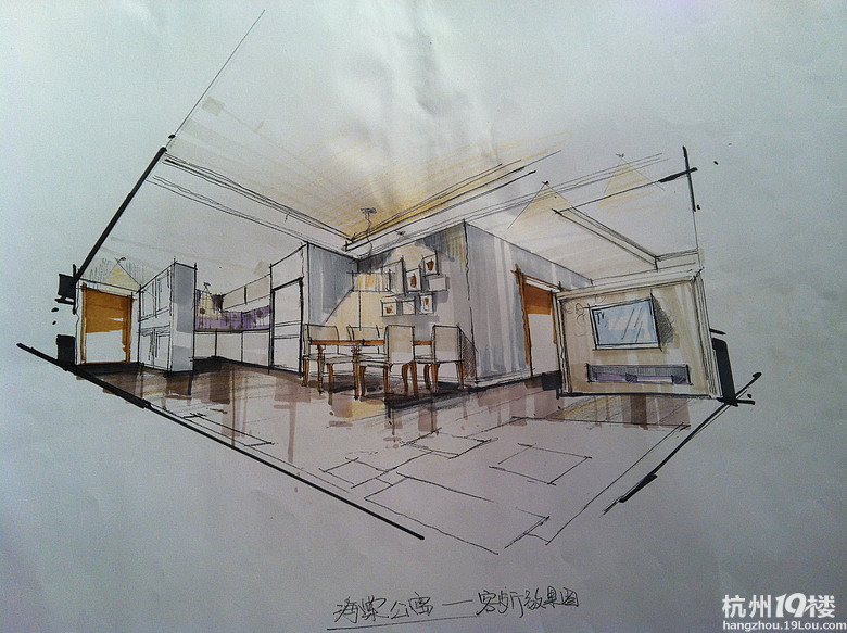 新出炉的房子设计图和手绘图,大家看看给些建