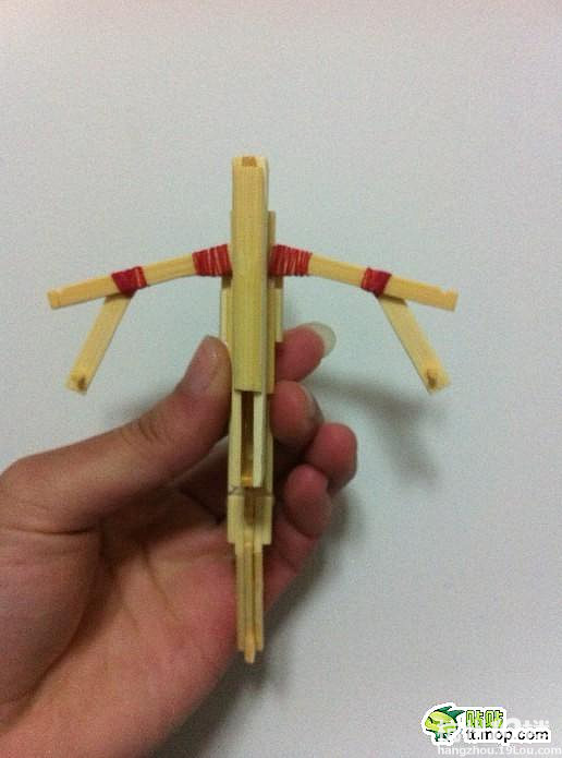 手工帝用筷子做出现代诸葛连弩-其他-手工DIY