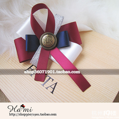 手工DIY蝴蝶结发饰 发夹(我是蝴蝶控)~~ 11楼有