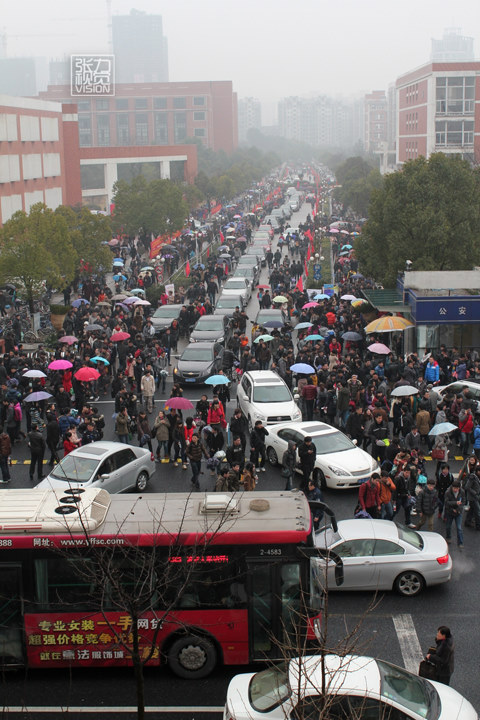 2012年浙江省考今天拉开序幕,全省29万考生参