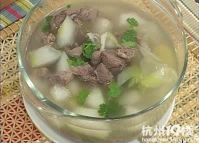 冬瓜羊肉汤的做法-家常菜-19楼私房菜-杭州19
