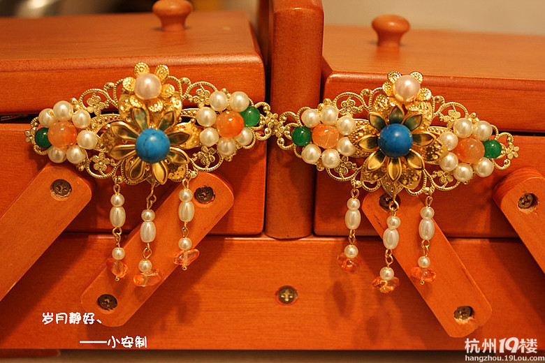 【求围观】纯手工diy古风发饰发簪步摇,打滚卖