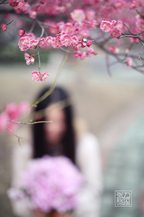 <em>杭电</em>清纯<em>美眉</em>花中亮相,人面梅花相映红!-大学生