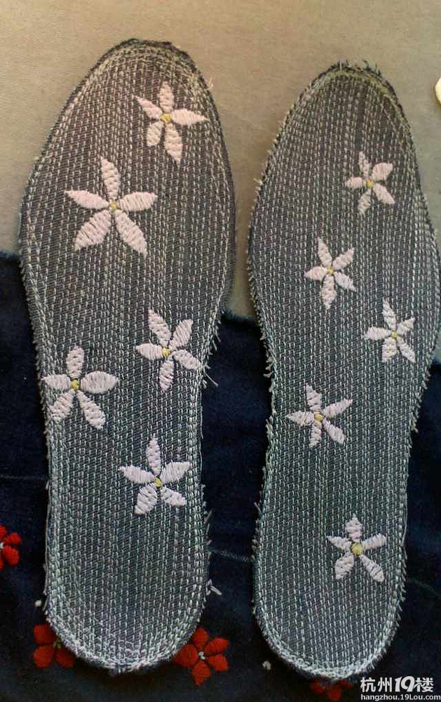 绣花鞋垫,太无聊了-居家生活-杭州19楼