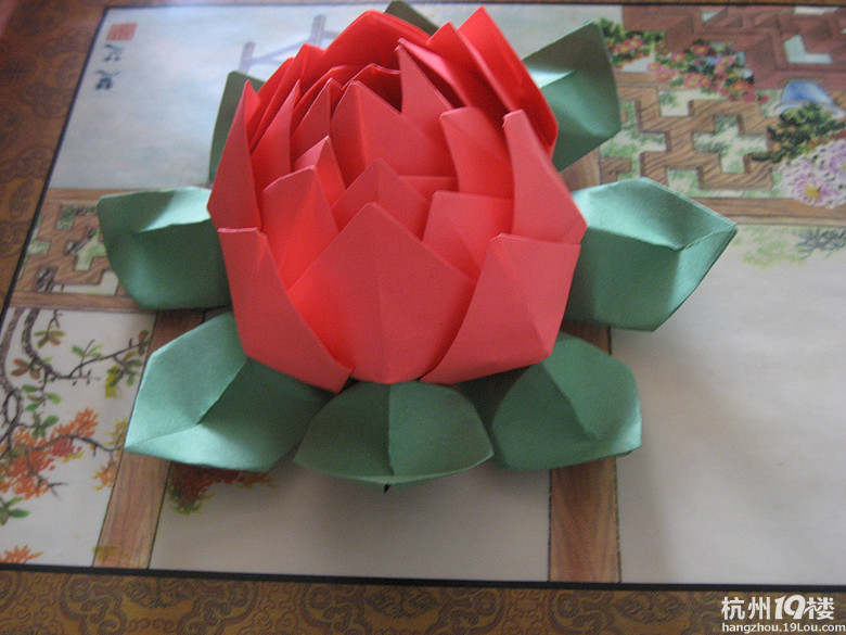 纸折荷花, 要教程的话留信箱,以DOC或PDF格