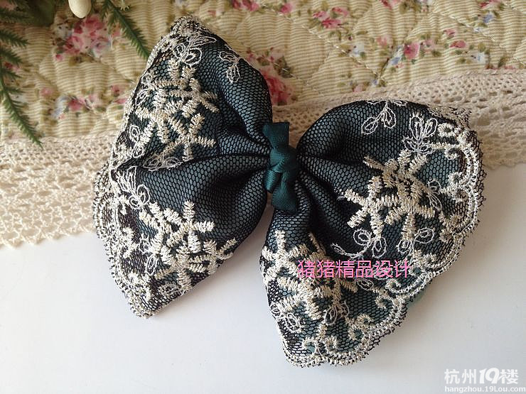 [叶子原创]手工diy蝴蝶结发饰 发夹(我是蝴蝶控)~~-手工diy-杭州19楼