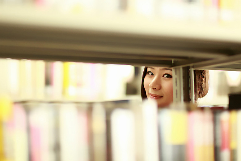 下午 图书馆 美女-人像派-19摄区-杭州19楼