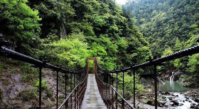 浙中大峡谷 十八涡景区漂亮的风景