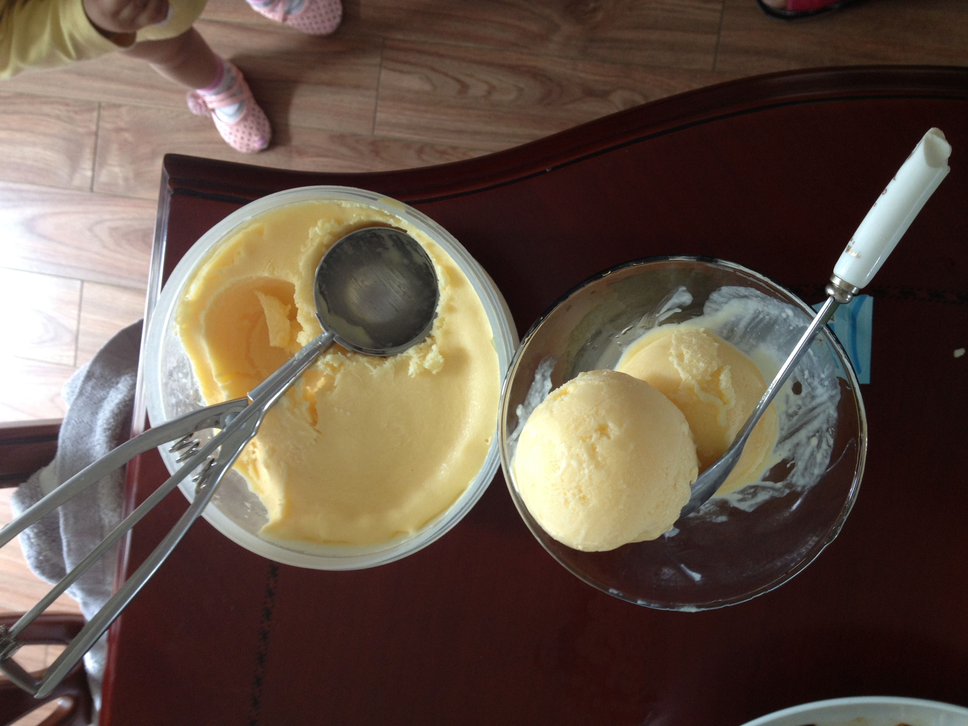 果然嗨家庭版夏季美食香芋冰淇淋制作过程分享！ - 哔哩哔哩