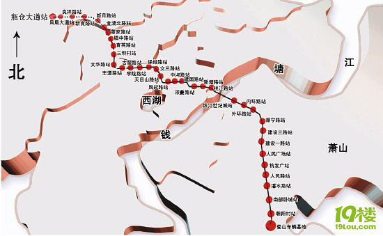 杭州地铁2号线站点-杭州地铁-杭州19楼