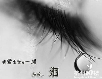 流下一滴眼泪,需要很久很久-新人要交友-新人大本营-杭州19楼
