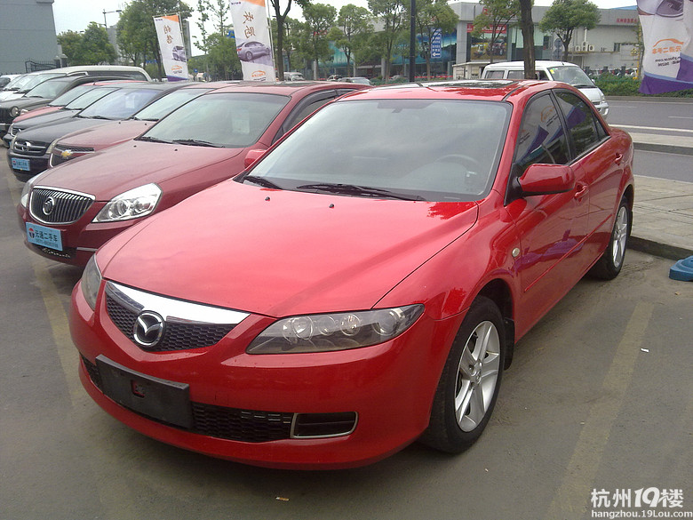 转让09年马自达6红-二手车-杭州19楼