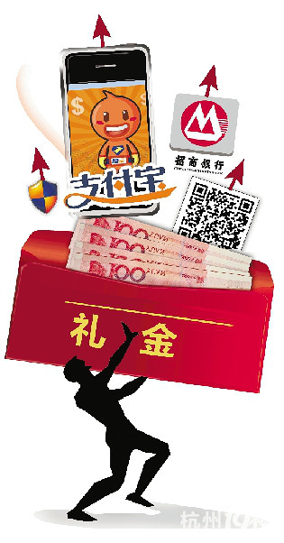 网银支付宝摇一摇 IT新郎收红包很有科技范儿