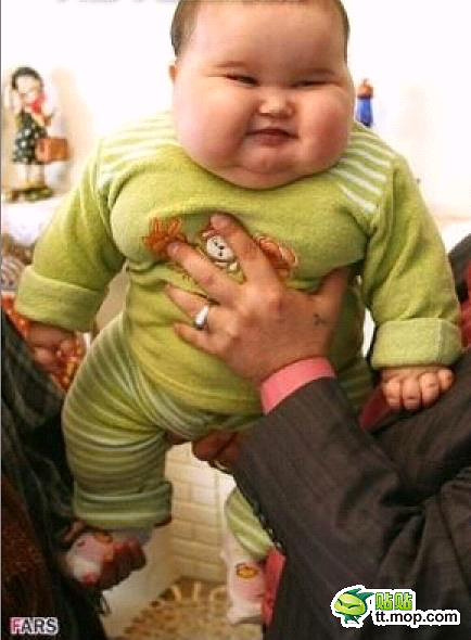 超级胖宝宝:7个月40斤,肉肉的可爱-搞笑-养眼搞