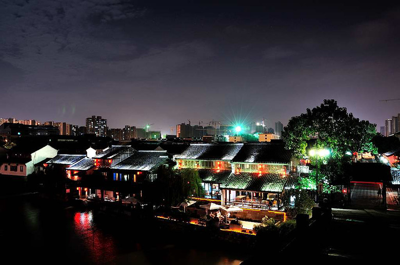 杭州运河广场夜景(尼康D90 16-85)-19摄区-杭州19楼