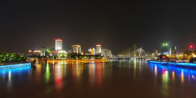 宁波外滩夜景
