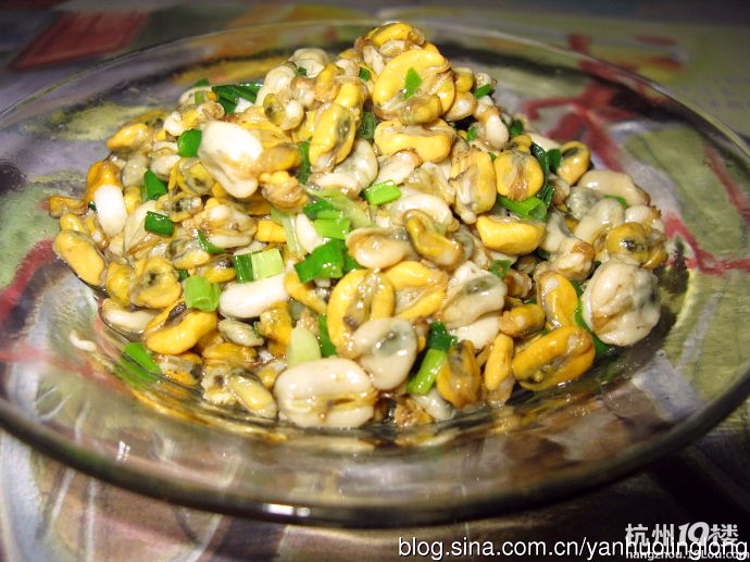 小葱薄壳米-家常菜-19楼私房菜-杭州19楼