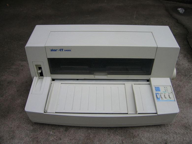 实达ct5400Ⅱ高速针式平推打印机_9成新以上