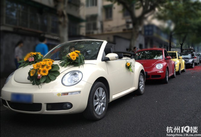 甲壳虫婚车出租 杭州甲壳虫婚车队 车主自己开