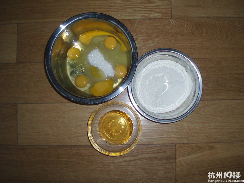 自制法式海绵蛋糕,也可以叫清蛋糕。-烘焙-19楼私房菜-杭州19楼