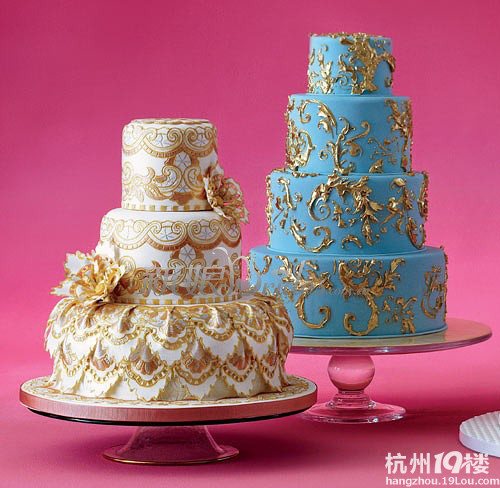 婚礼蛋糕的色彩搭配-新娘日记-结婚大本营-杭州