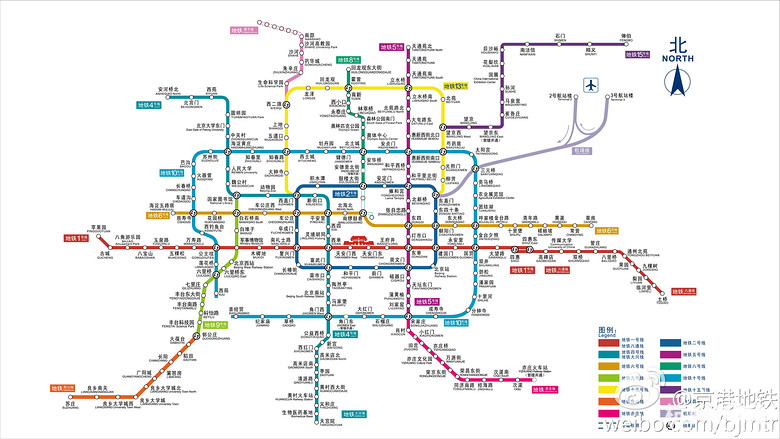 看看年底北京地铁线路图,杭州要抓紧啊-杭州地