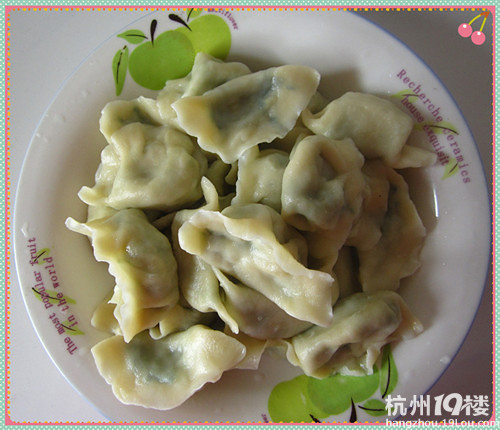 曬下俺做的北方素餃子