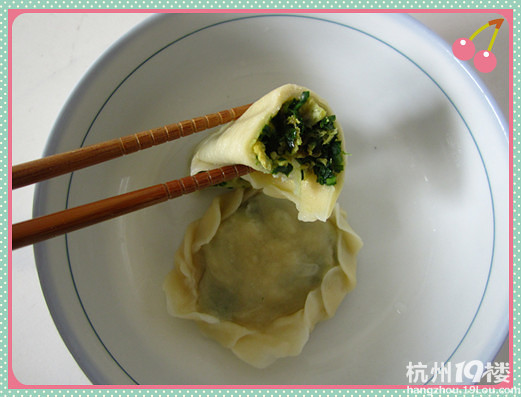 曬下俺做的北方素餃子