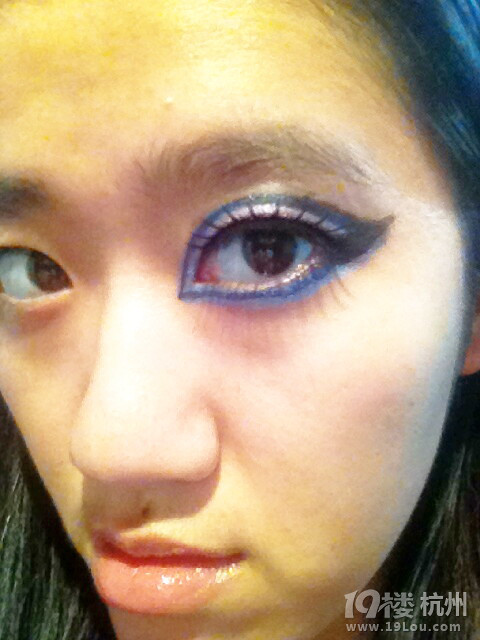 没事儿自个儿画着玩儿的拉丁妆-口水杂谈-健身