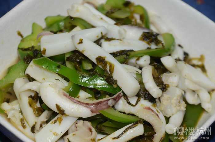 雪菜炒目魚，鮮和嫩的結(jié)合