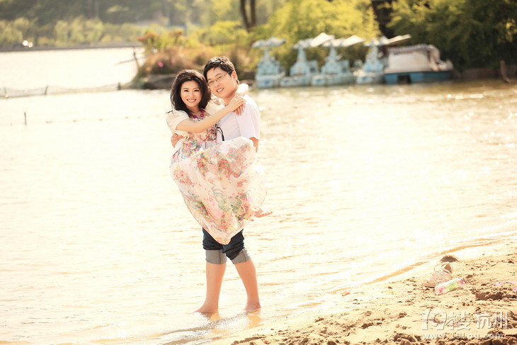 沙滩恋曲,见证爱情。-拍婚纱照-结婚大本营-杭