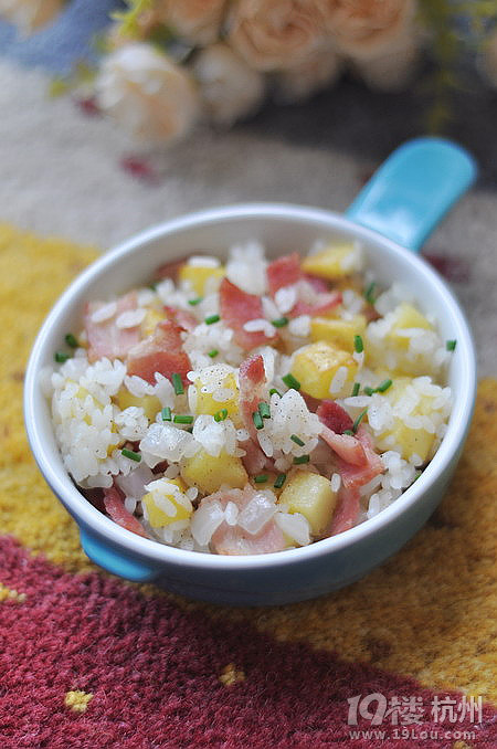 苏小乔--边角材料烹好饭--土豆培根炒饭-家常菜-19楼私房菜-杭州19楼