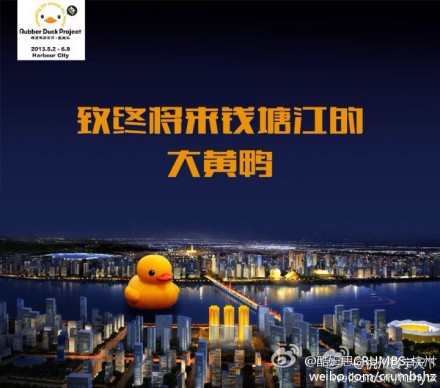 小黃鴨來杭州了！你看到了嗎？