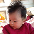 BB拉风发型PK赛--<em>宝宝头发竖</em>了整整<em>六个月</em>-活