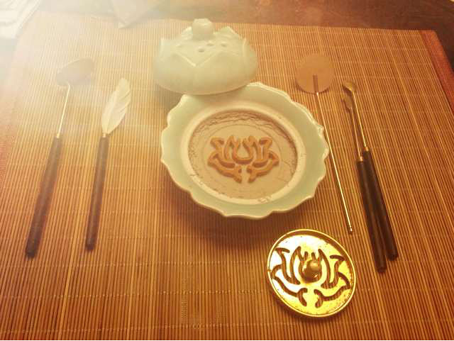 自己做的香篆。从身到心的舒畅