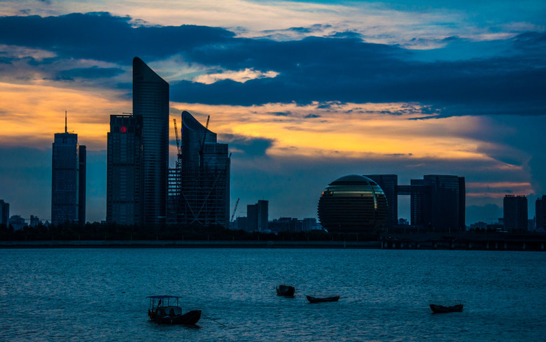 錢塘江夕陽(yáng)
