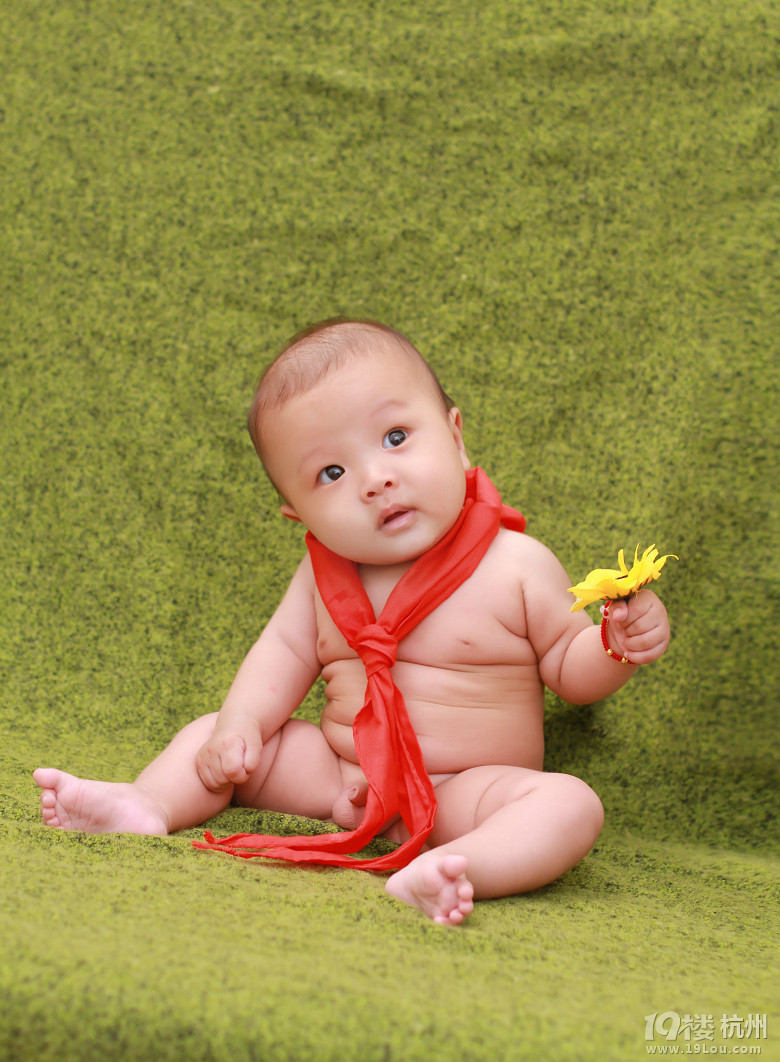 我家的小兔崽子,百天小萌照-婴儿期(1-12个月)-孩爸孩妈聊天室-杭州19楼