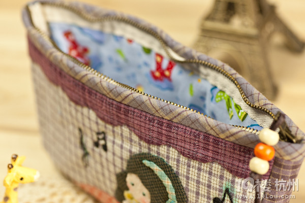 [筱布叮原创]音乐女孩哆哆笔袋~-布艺-手工DIY